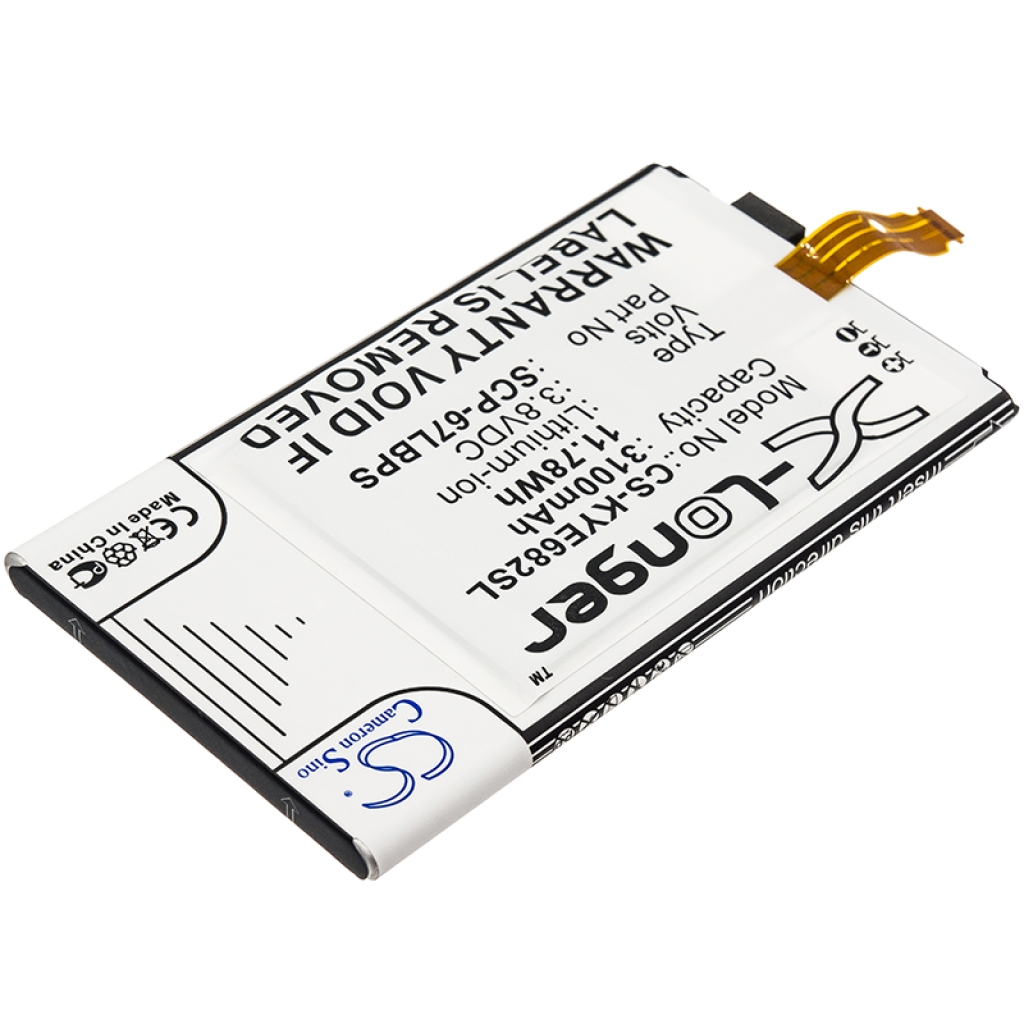 Batterie de téléphone portable Kyocera CS-KYE682SL