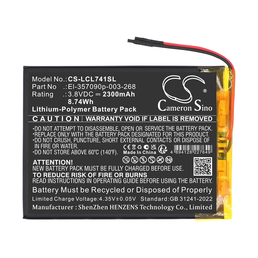 Batterie compatible avec Logicom CS-LCL741SL