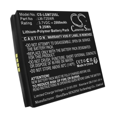 Remplacement de batterie compatible pour LG LM-725WR