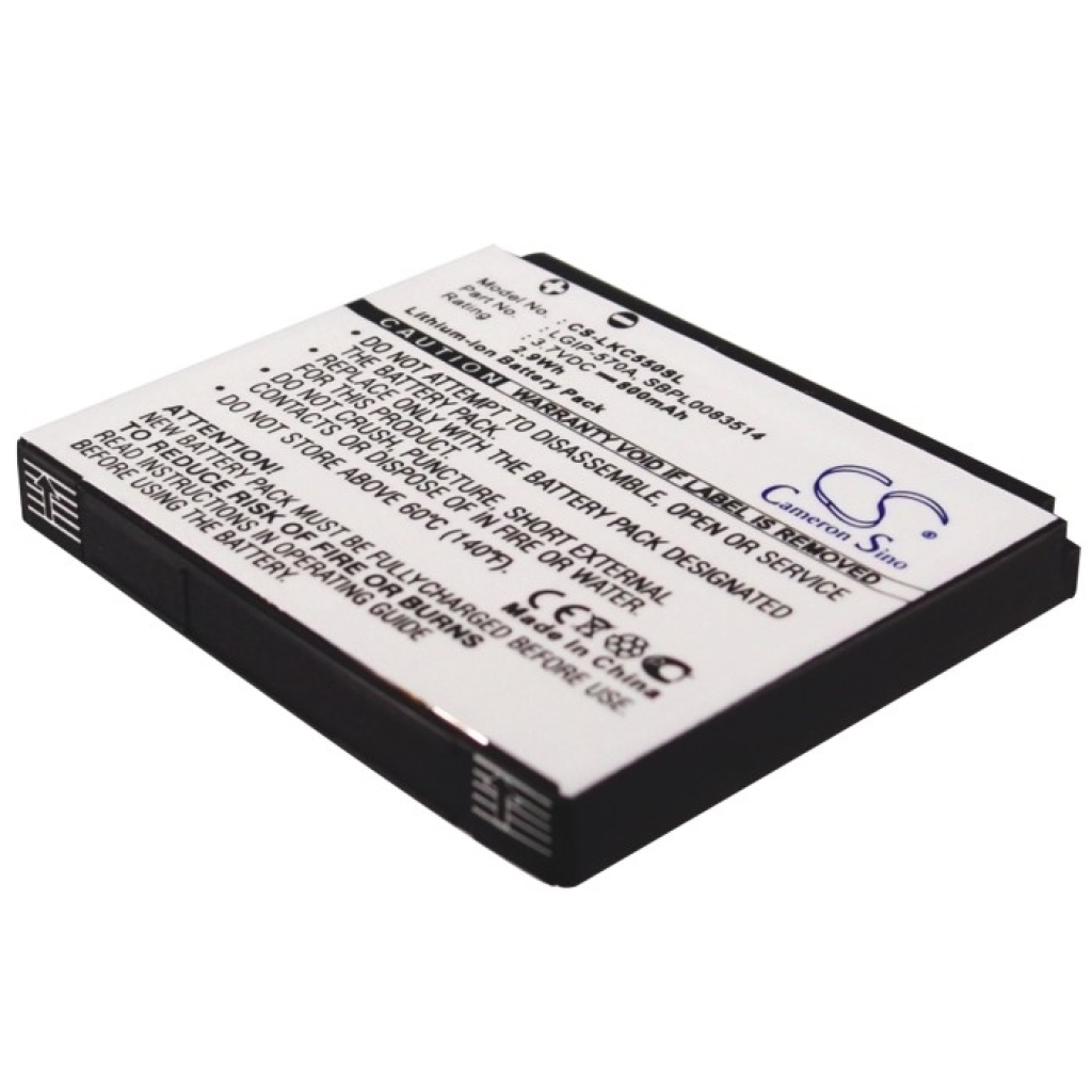 Batterie de téléphone portable LG CS-LKC550SL