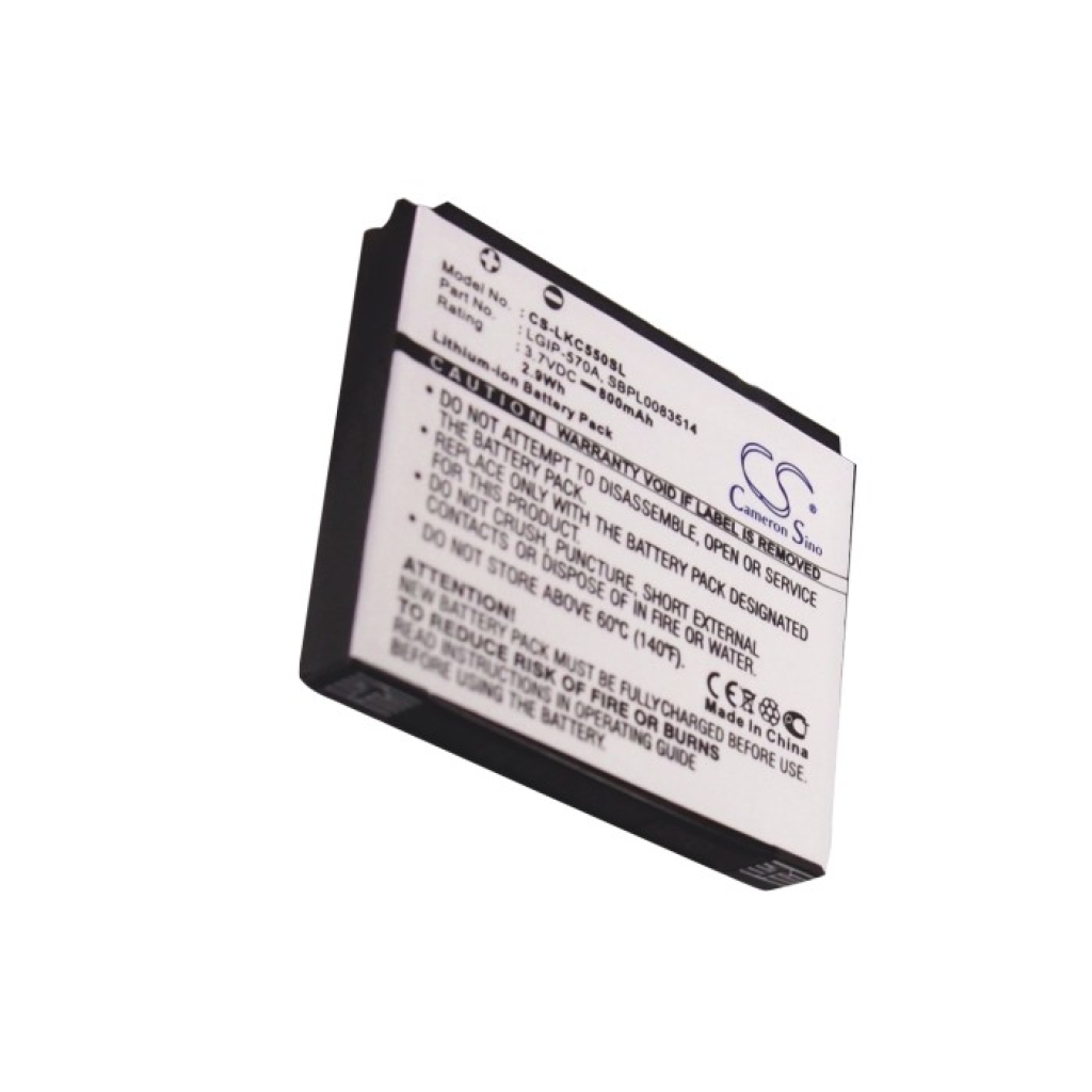 Batterie de téléphone portable LG CS-LKC550SL