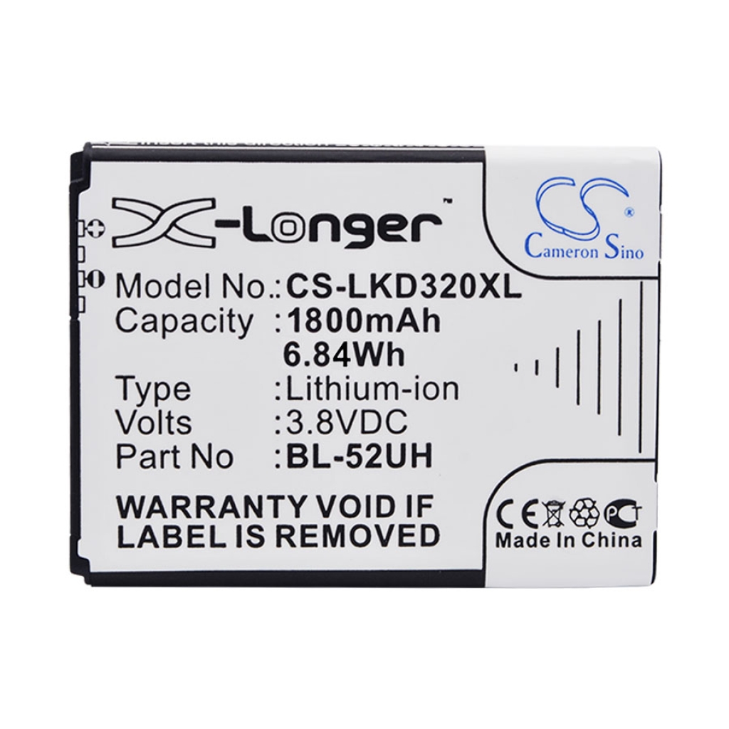 Batterie de téléphone portable LG CS-LKD320XL