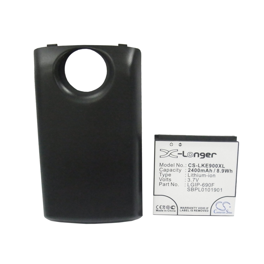 Batterie compatible avec LG CS-LKE900XL