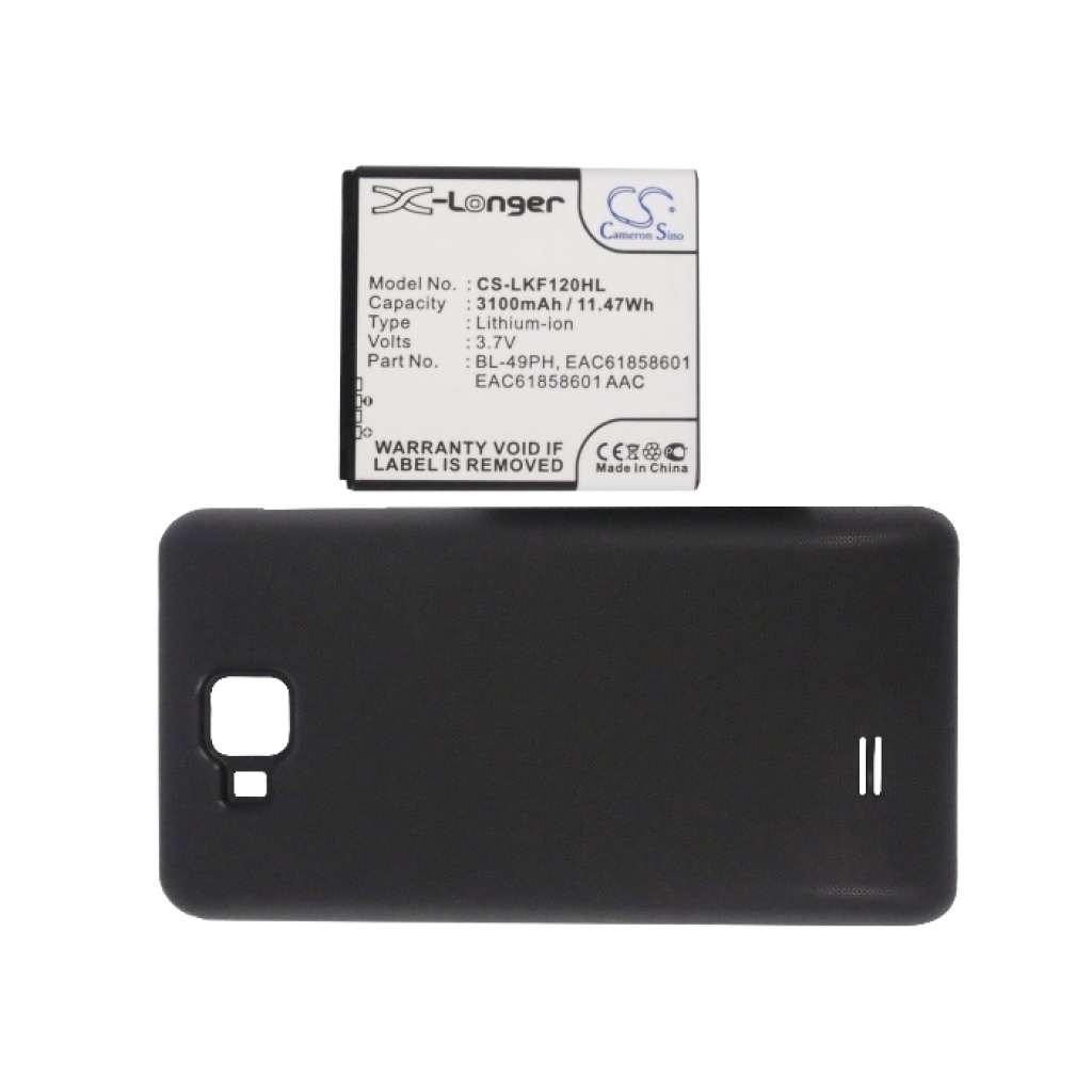 Batterie de téléphone portable LG CS-LKF120HL
