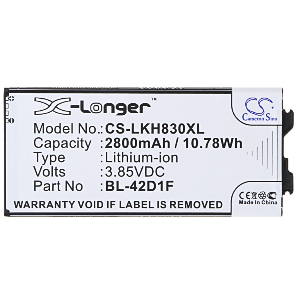 Batterie de téléphone portable LG CS-LKH830XL
