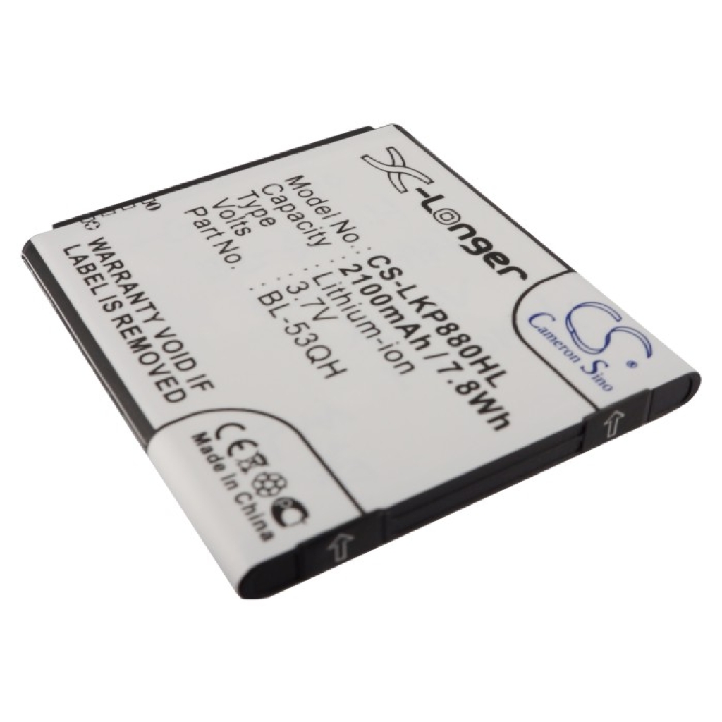 Batterie compatible avec LG MetroPCS CS-LKP880HL