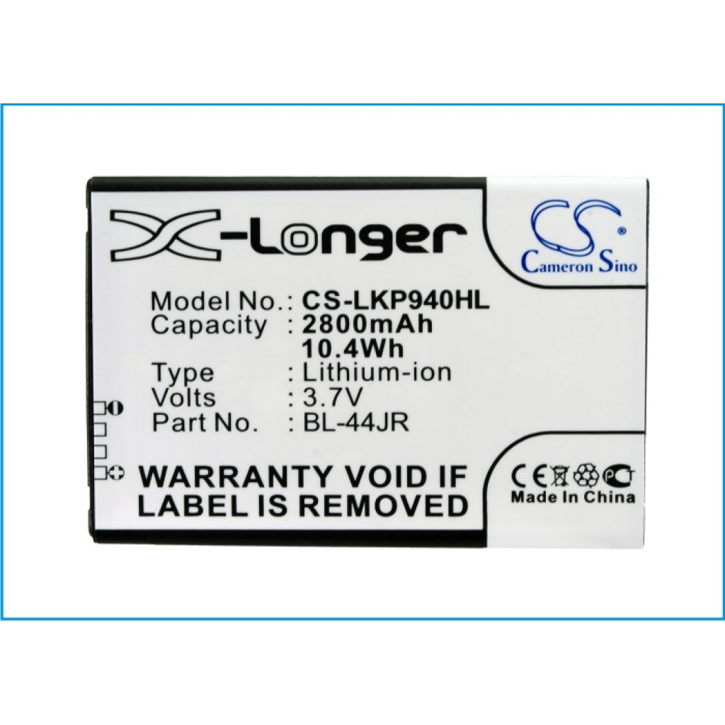 Batterie compatible avec LG CS-LKP940HL