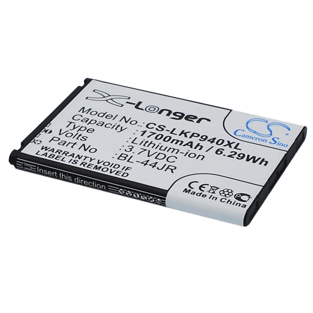 Batterie de téléphone portable LG CS-LKP940XL
