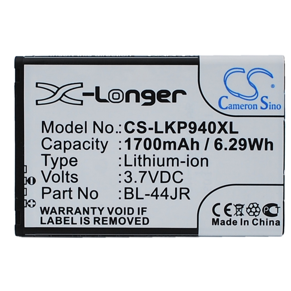 Batterie de téléphone portable LG CS-LKP940XL