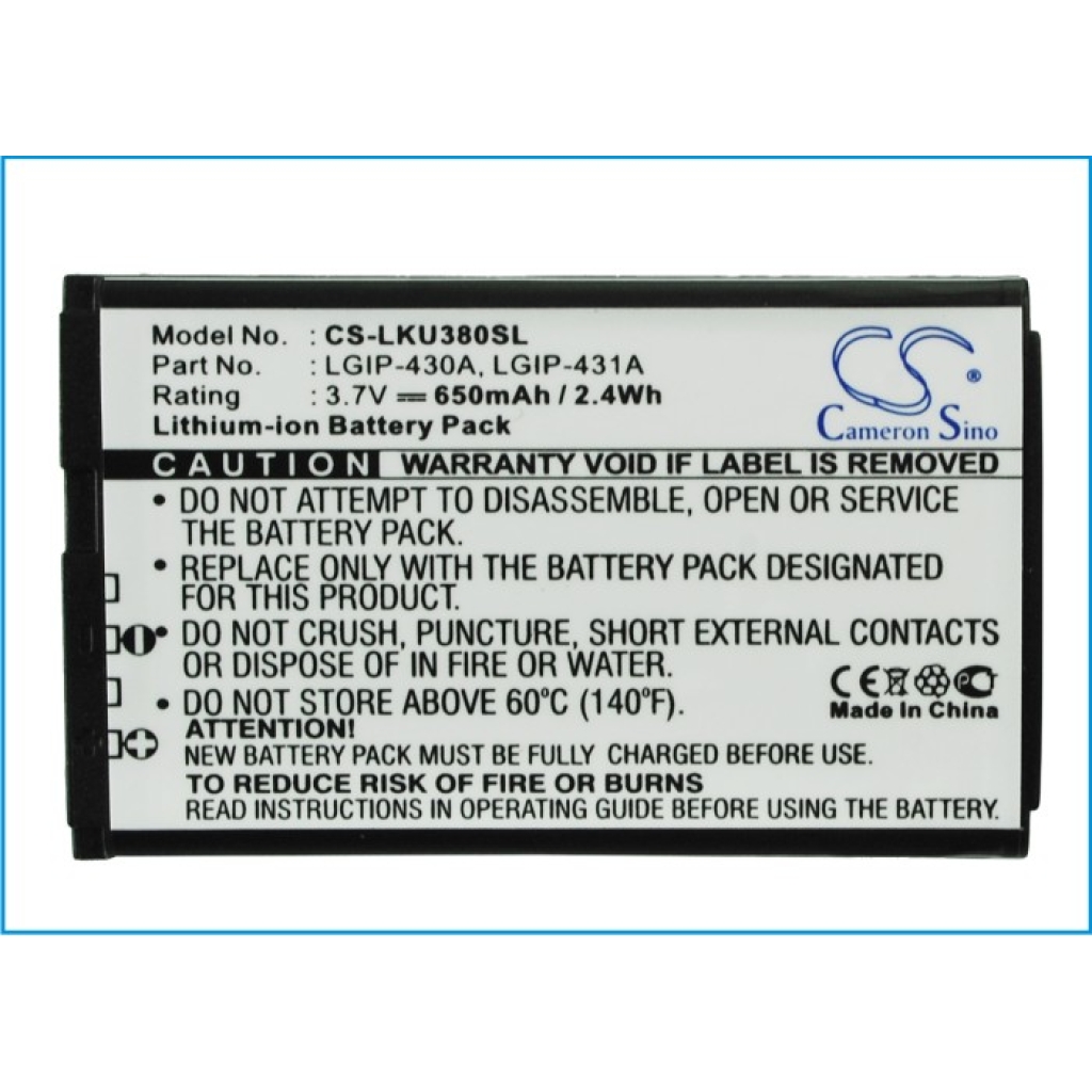Mobile Phone Battery LG GB130