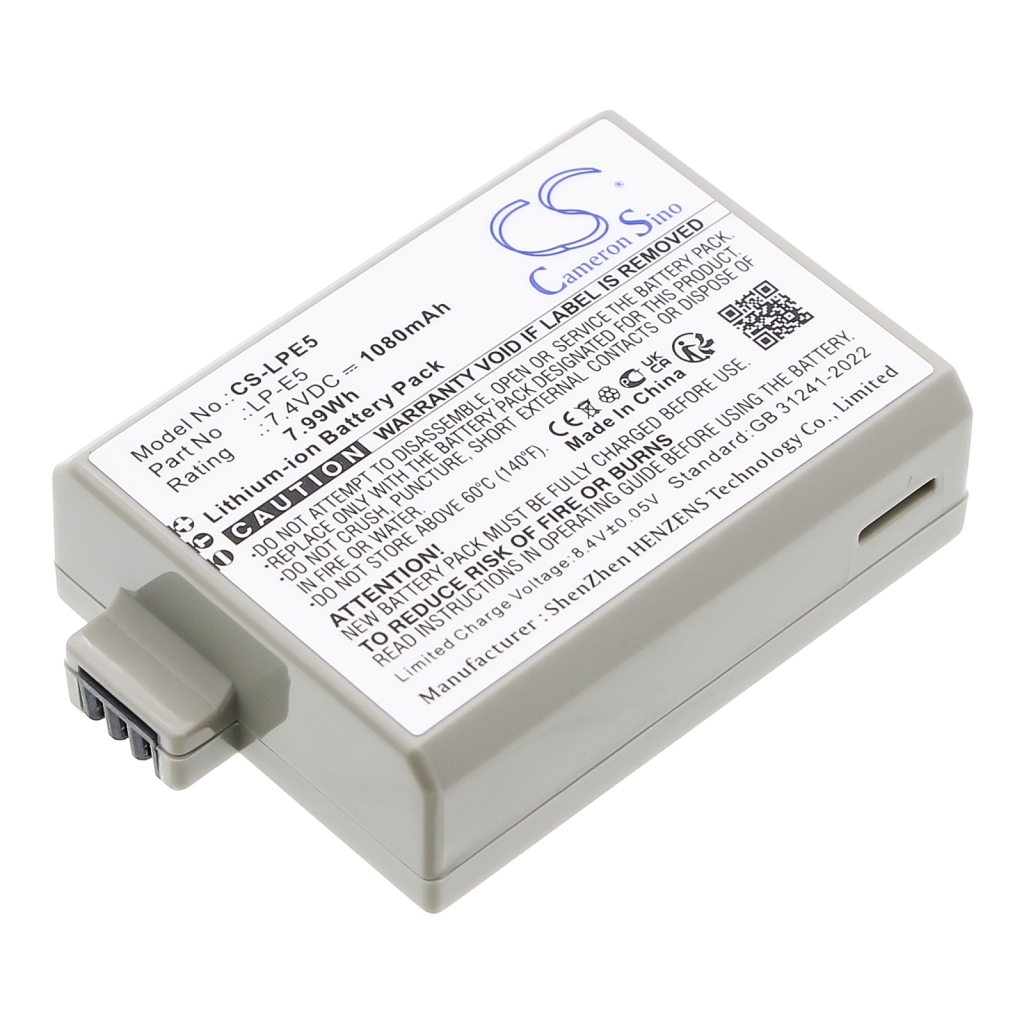 Batterie de l'appareil photo Canon CS-LPE5