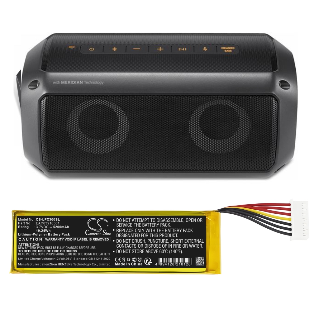 Compatible battery replacement for LG EAC63918501