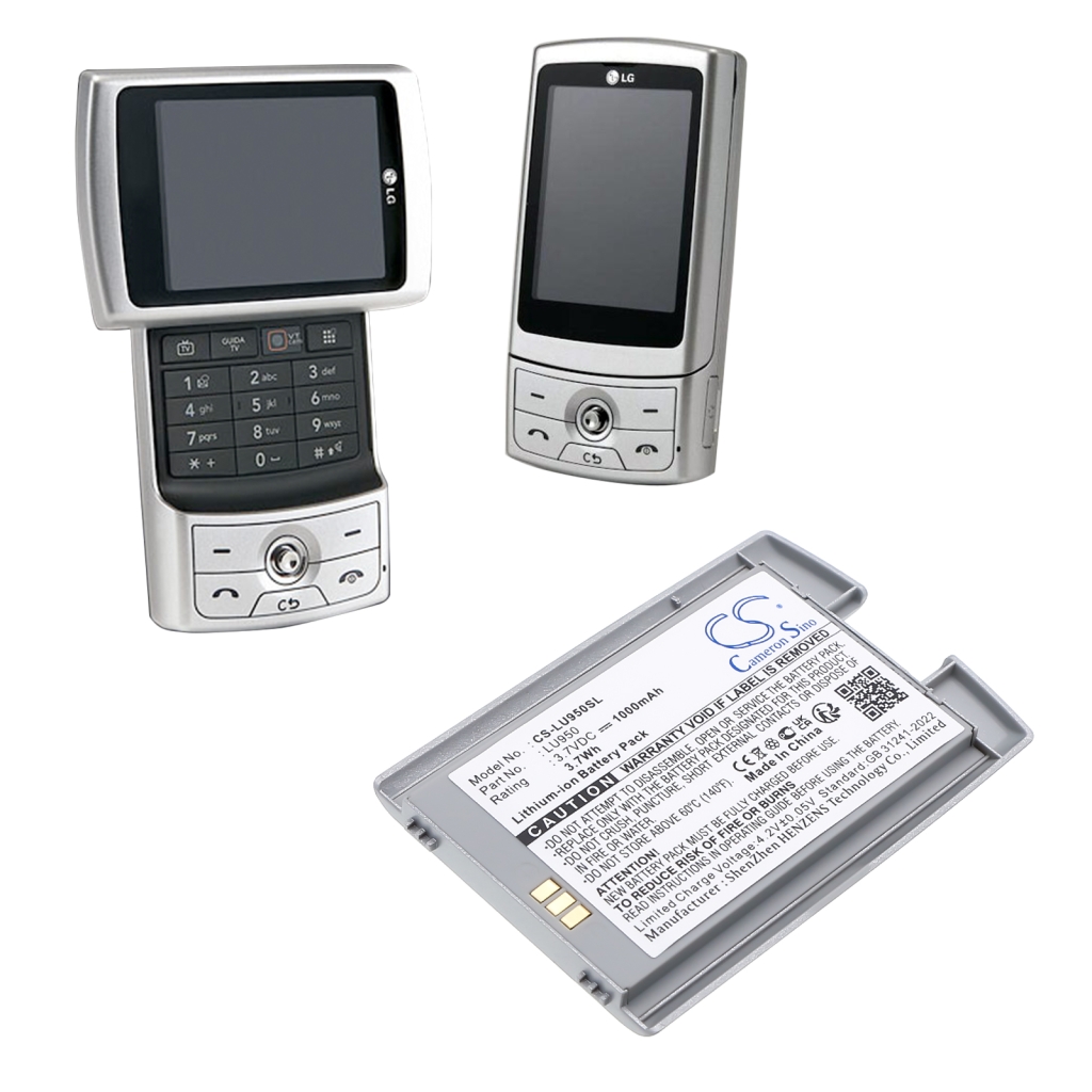 Mobile Phone Battery LG CS-LU950SL