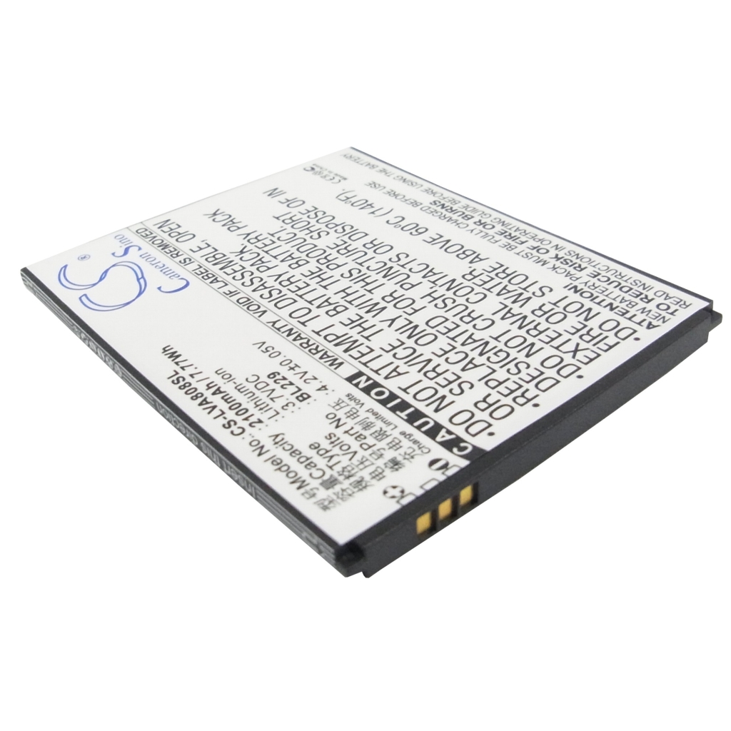 Batterie de téléphone portable Lenovo CS-LVA808SL