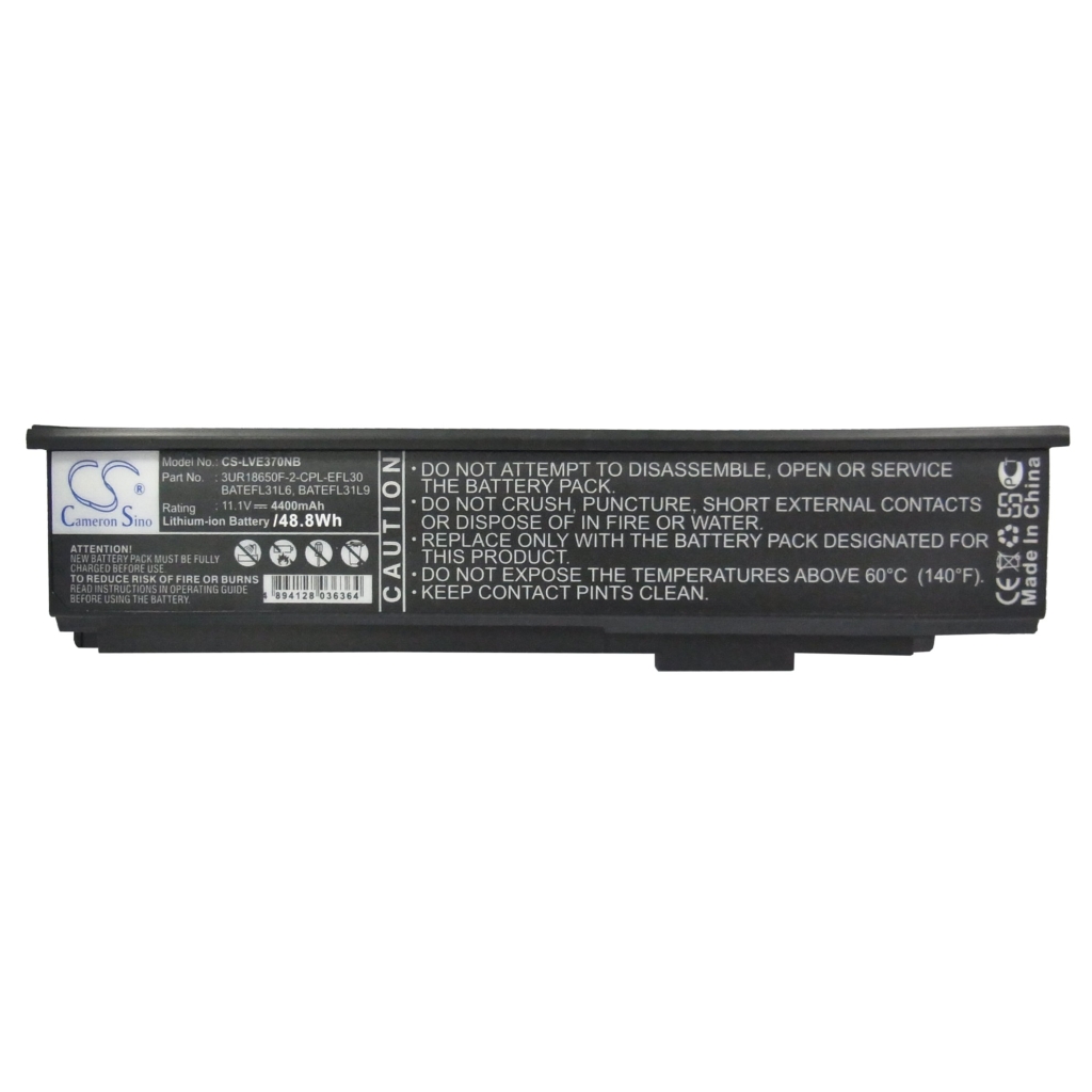 Batterie compatible avec Lenovo CS-LVE370NB