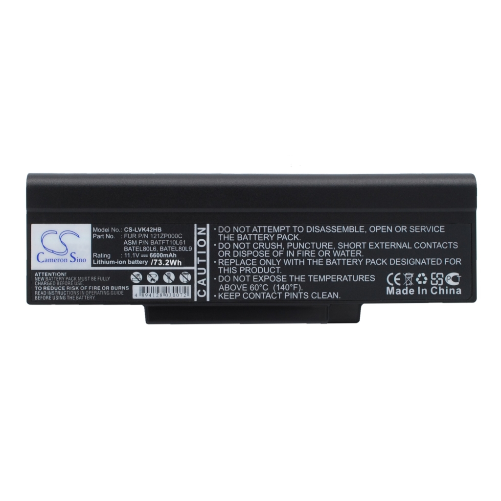 Batteries Remplace ASM P/N BATFT10L61