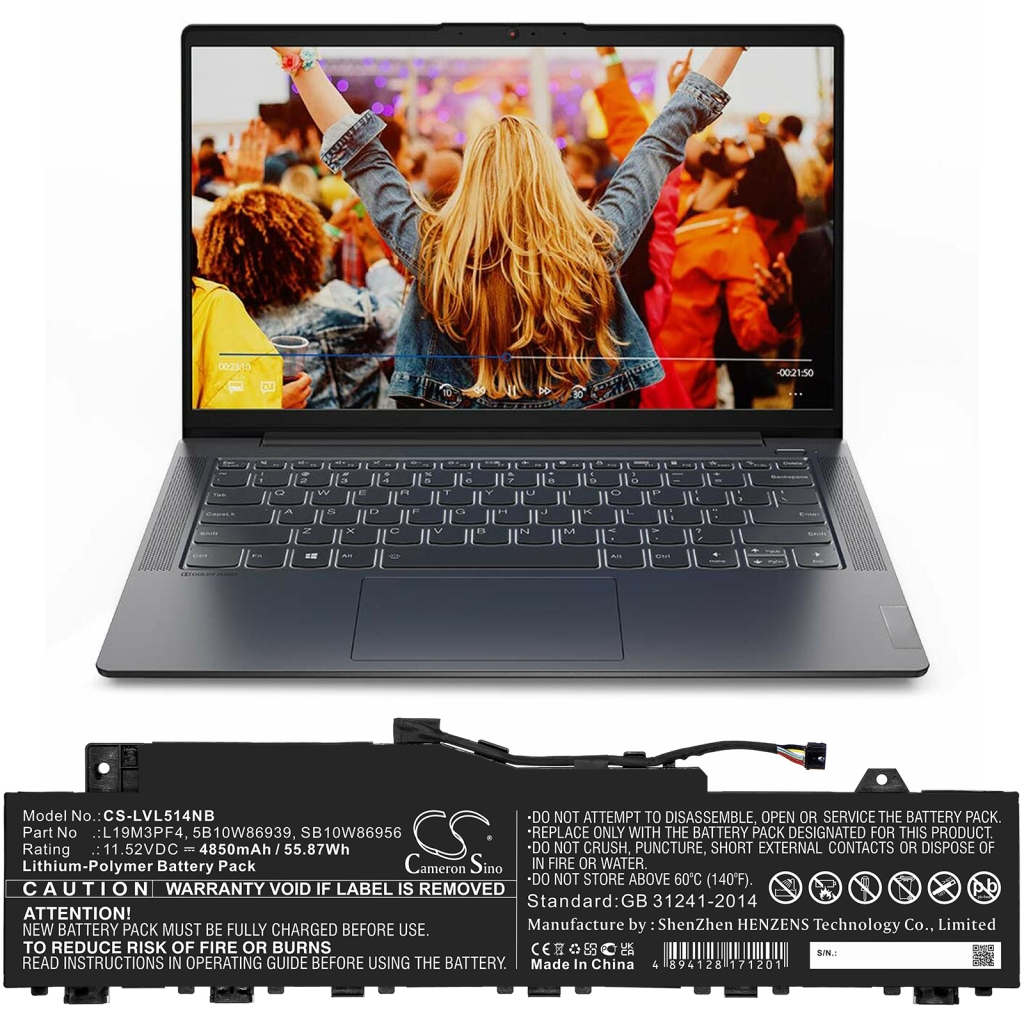 Notebook battery Lenovo IdeaPad 5 82FE004NAU