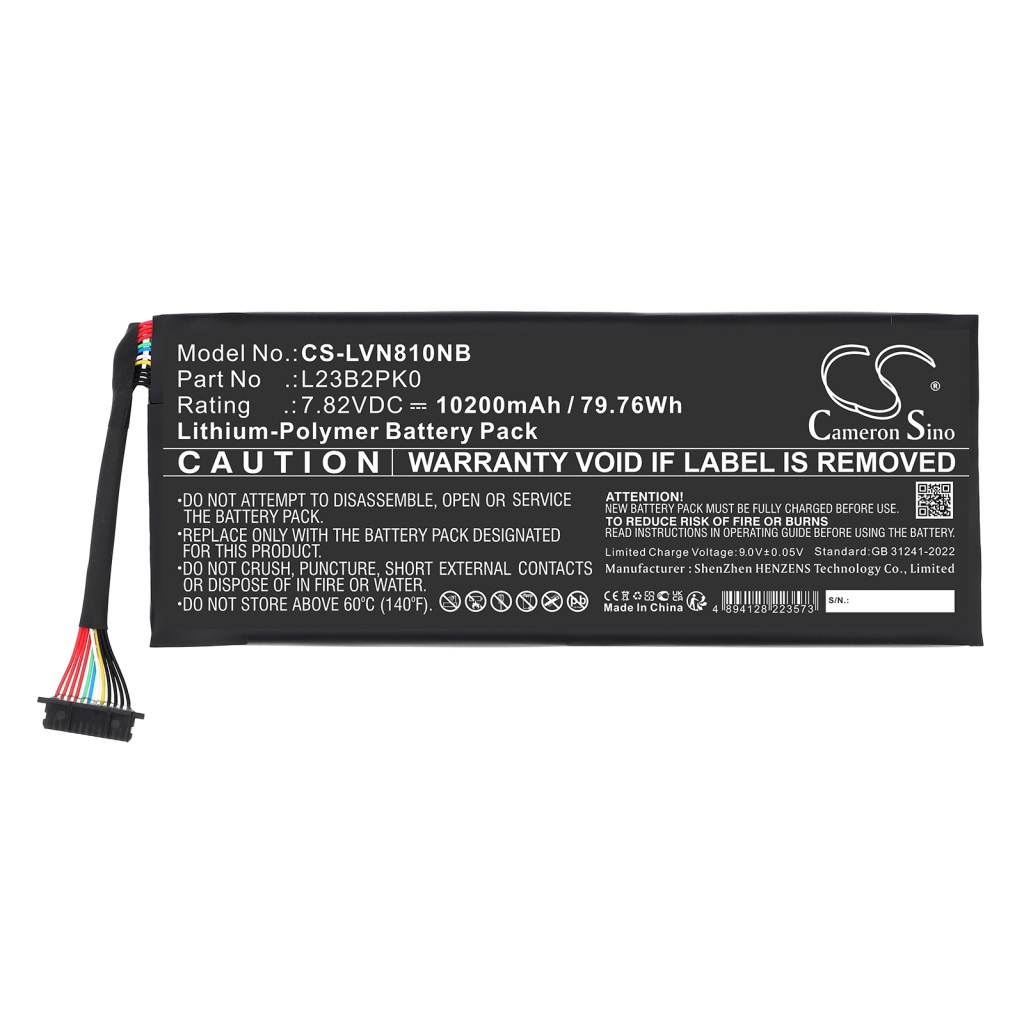 Batterie pour ordinateur portable Lenovo CS-LVN810NB