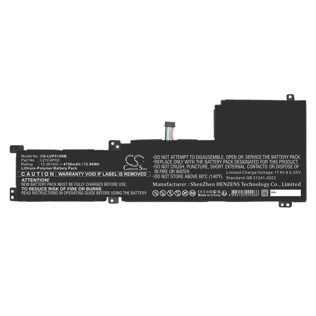 Batterie pour ordinateur portable Lenovo CS-LVP515NB