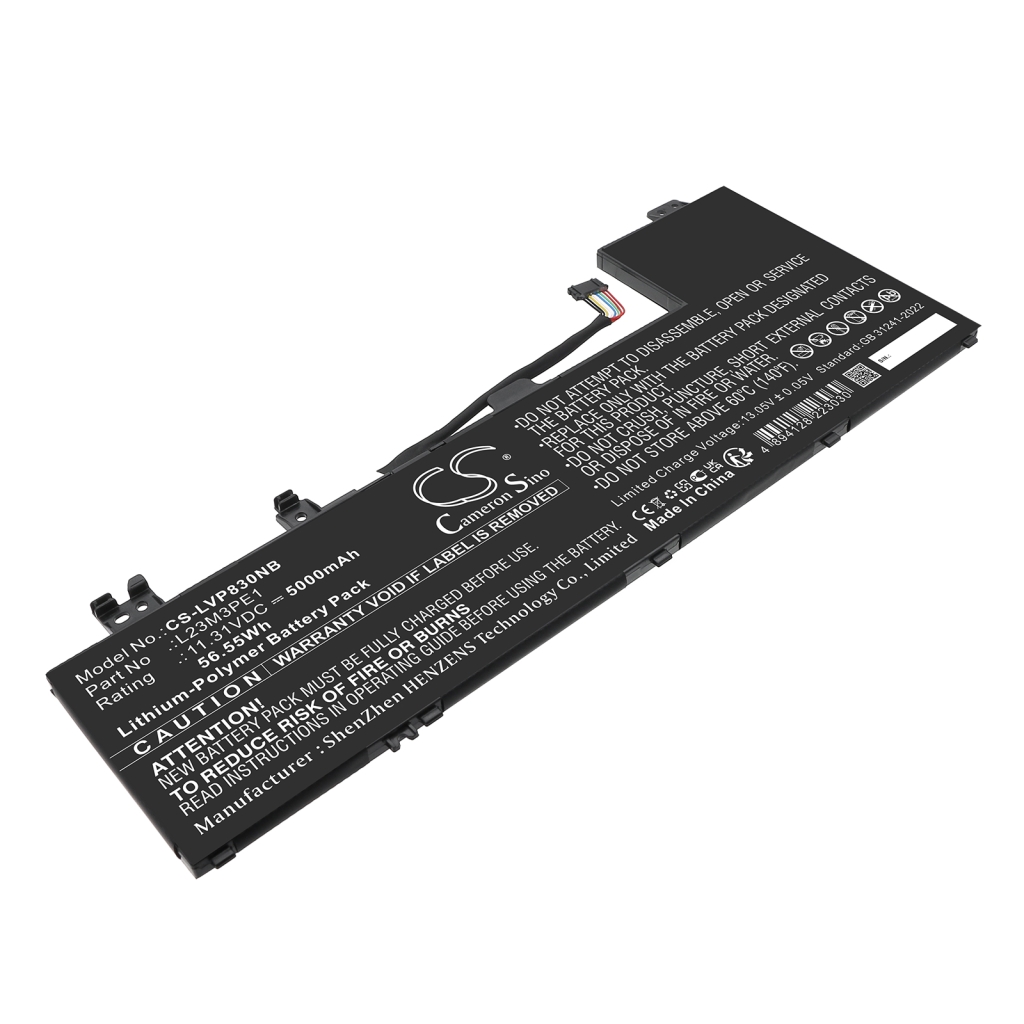 Batterie pour ordinateur portable Lenovo CS-LVP830NB