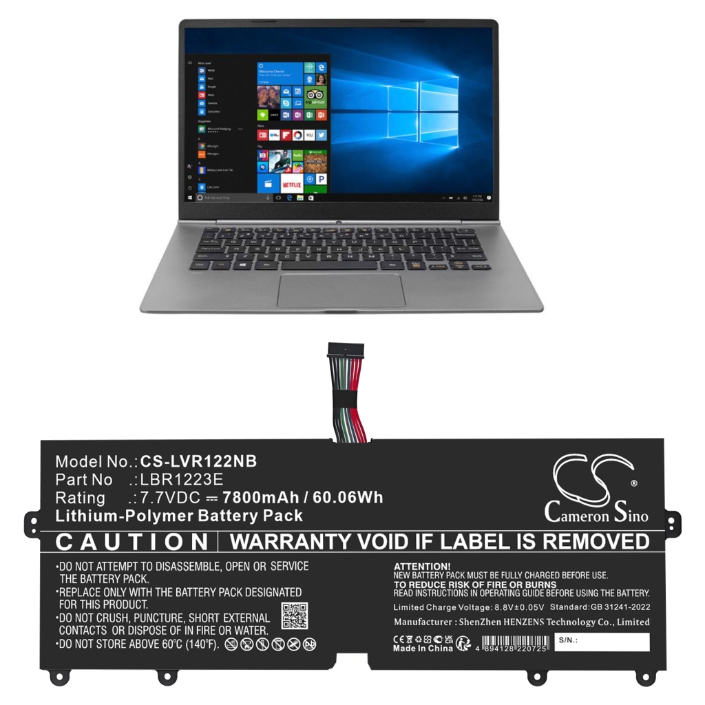 Notebook battery LG CS-LVR122NB