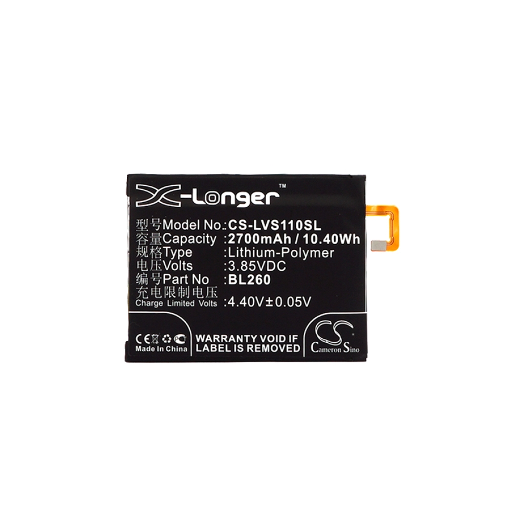 Batterie compatible avec Lenovo CS-LVS110SL