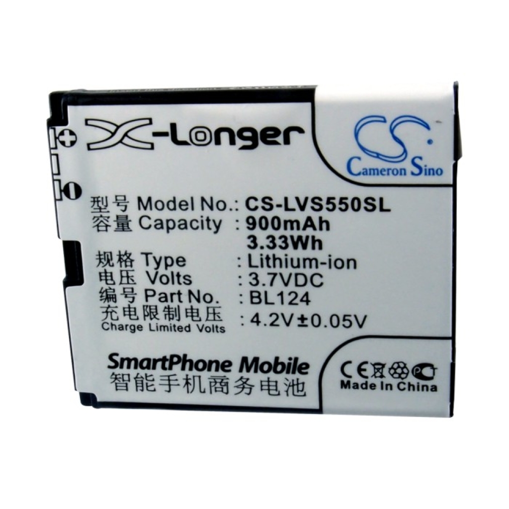 Batterie compatible avec Lenovo CS-LVS550SL