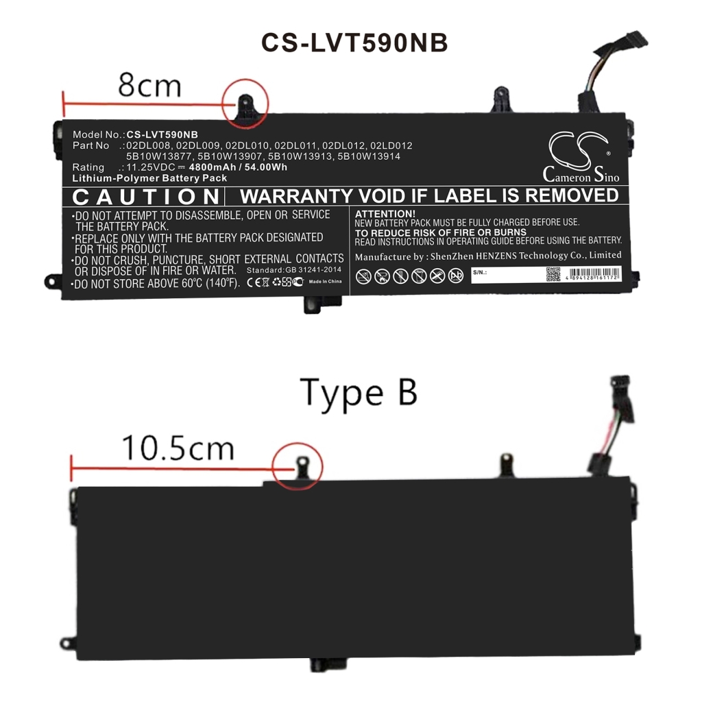Battery Replaces SB10K97647