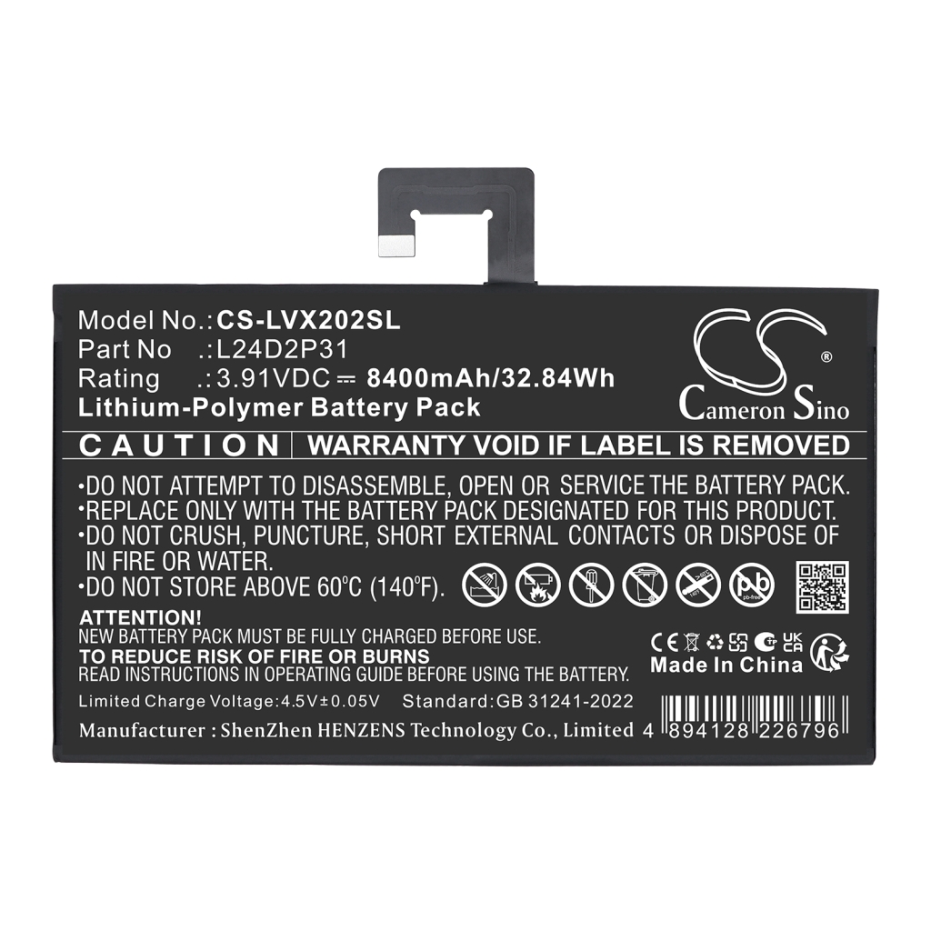 Battery Replaces Lenovo L24D2P31