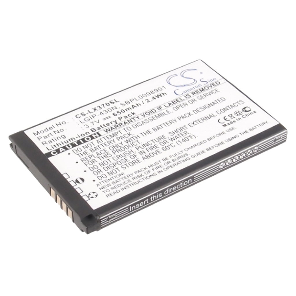 Batterie de téléphone portable LG GW300