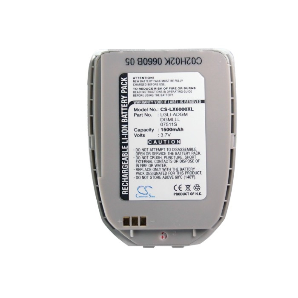 Batterie compatible avec LG CS-LX6000XL