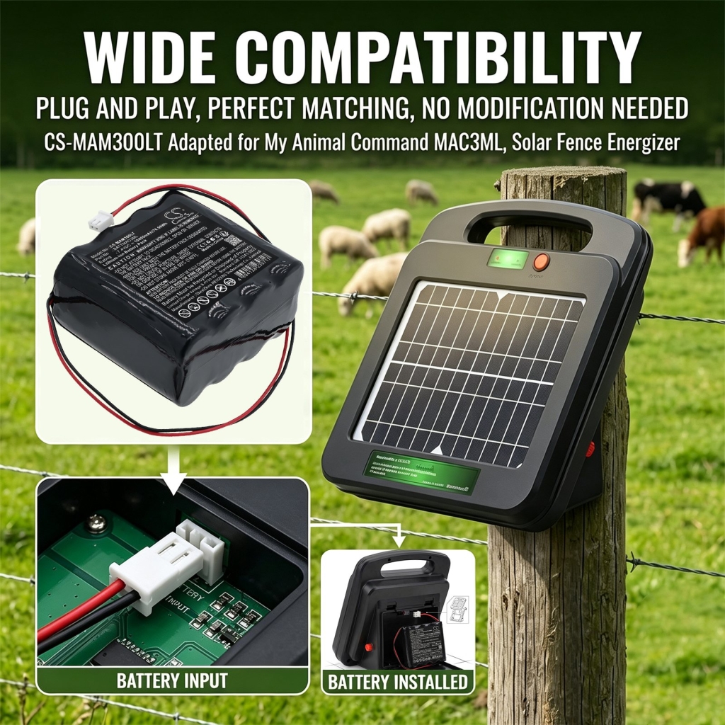 Batteries compatible avec My Animal Command MAC3ML MAC3ML CS-MAM300LT
