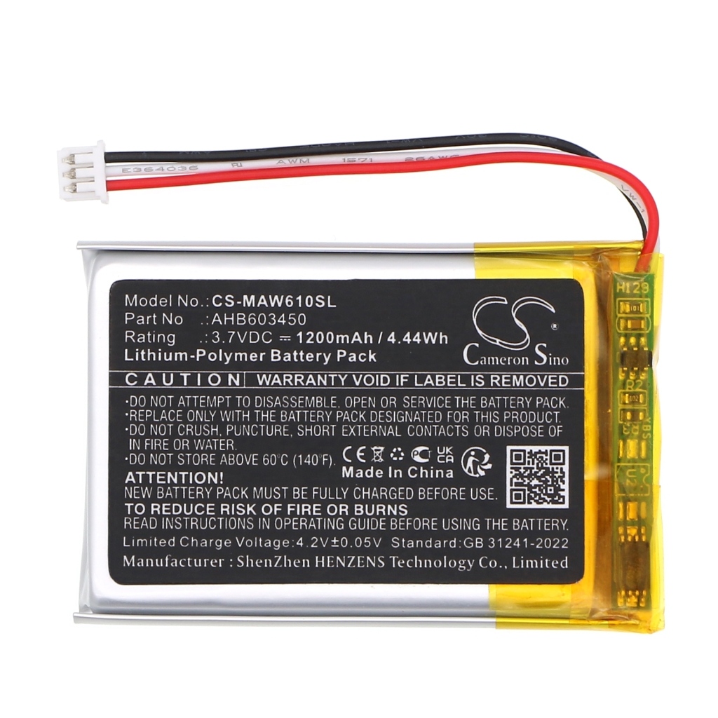 Batterie du clavier Omen CS-MAW610SL