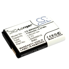 Remplacement de batterie compatible pour Motorola BN70,BN80,SNN5851,SNN5851A