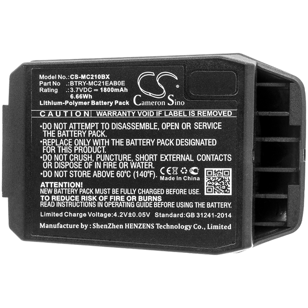 Code à barres, Scanner Batterie du scanner Motorola CS-MC210BX