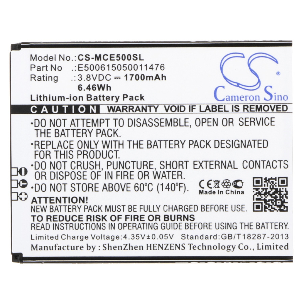 Batterie de téléphone portable Mobistel CS-MCE500SL