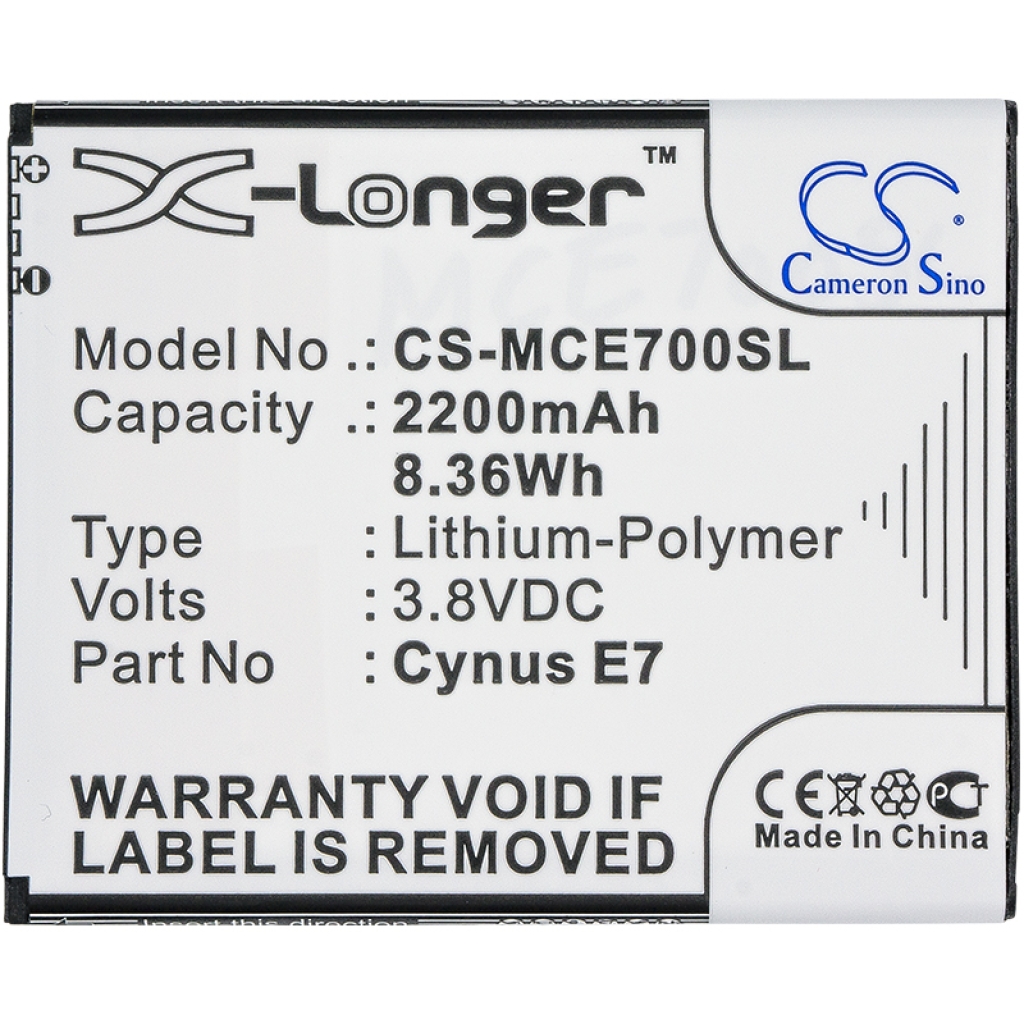 Batterie de téléphone portable Mobistel CS-MCE700SL