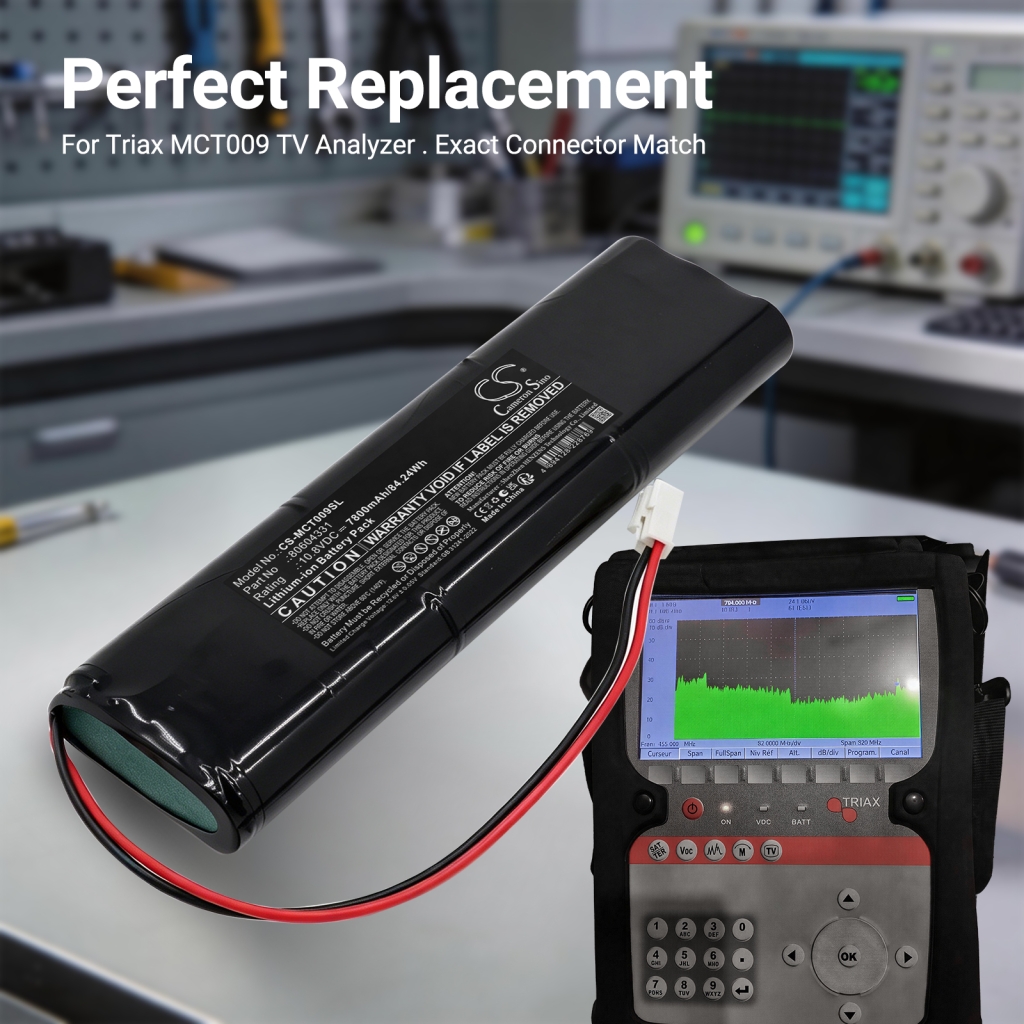 Batterie compatible avec Triax CS-MCT009SL