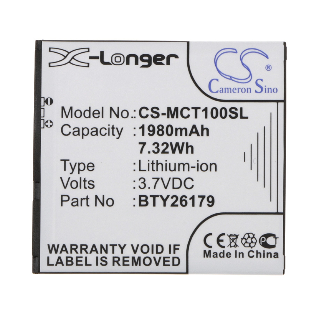 Batterie de téléphone portable Mobistel CS-MCT100SL