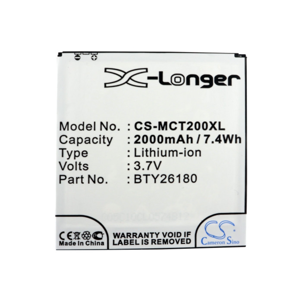 Batteries Remplace BTY26180MOBISTEL/STD