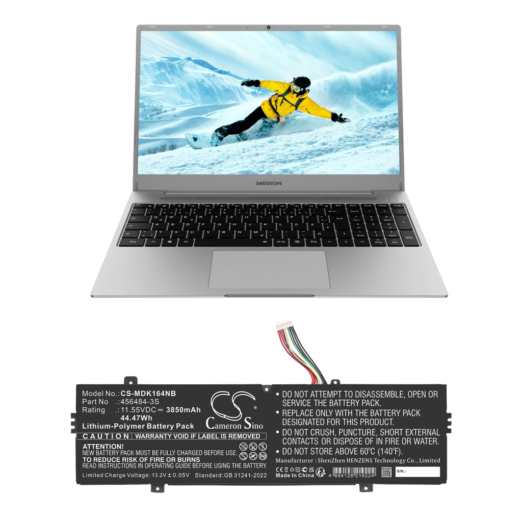 Notebook battery Medion CS-MDK164NB