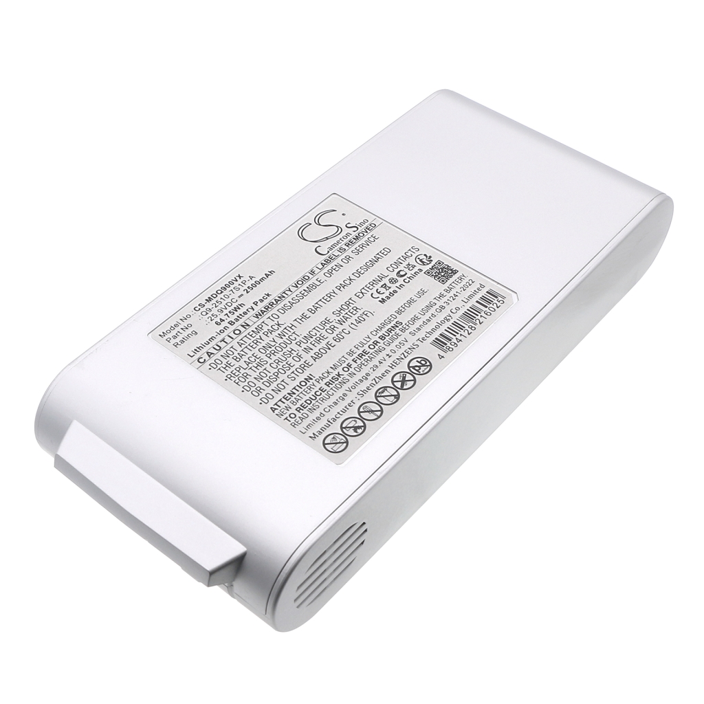 Batterie à vide Midea CS-MDQ900VX