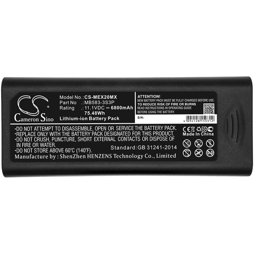 Battery Replaces 022-000008-00