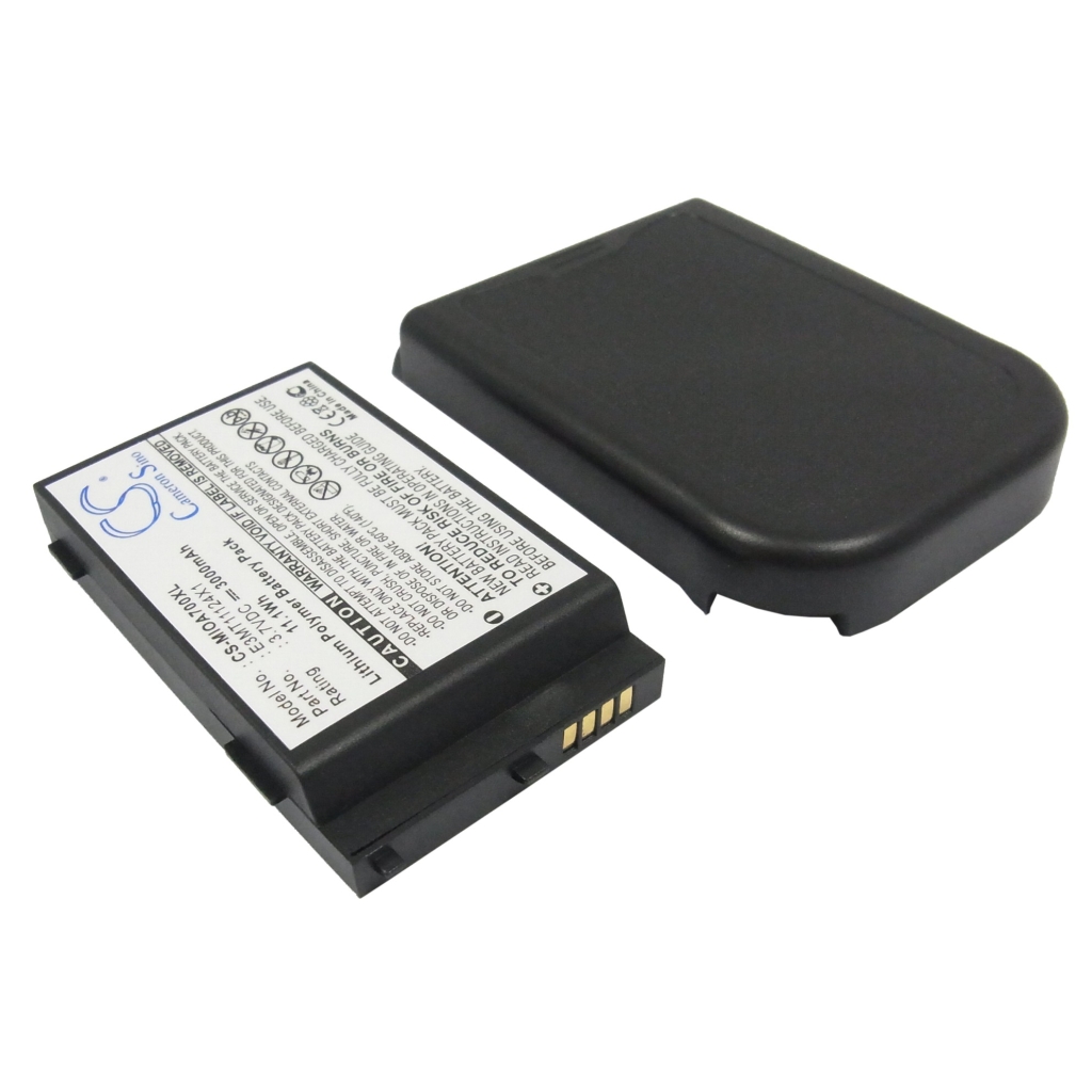 Batterie compatible avec Mitac CS-MIOA700XL