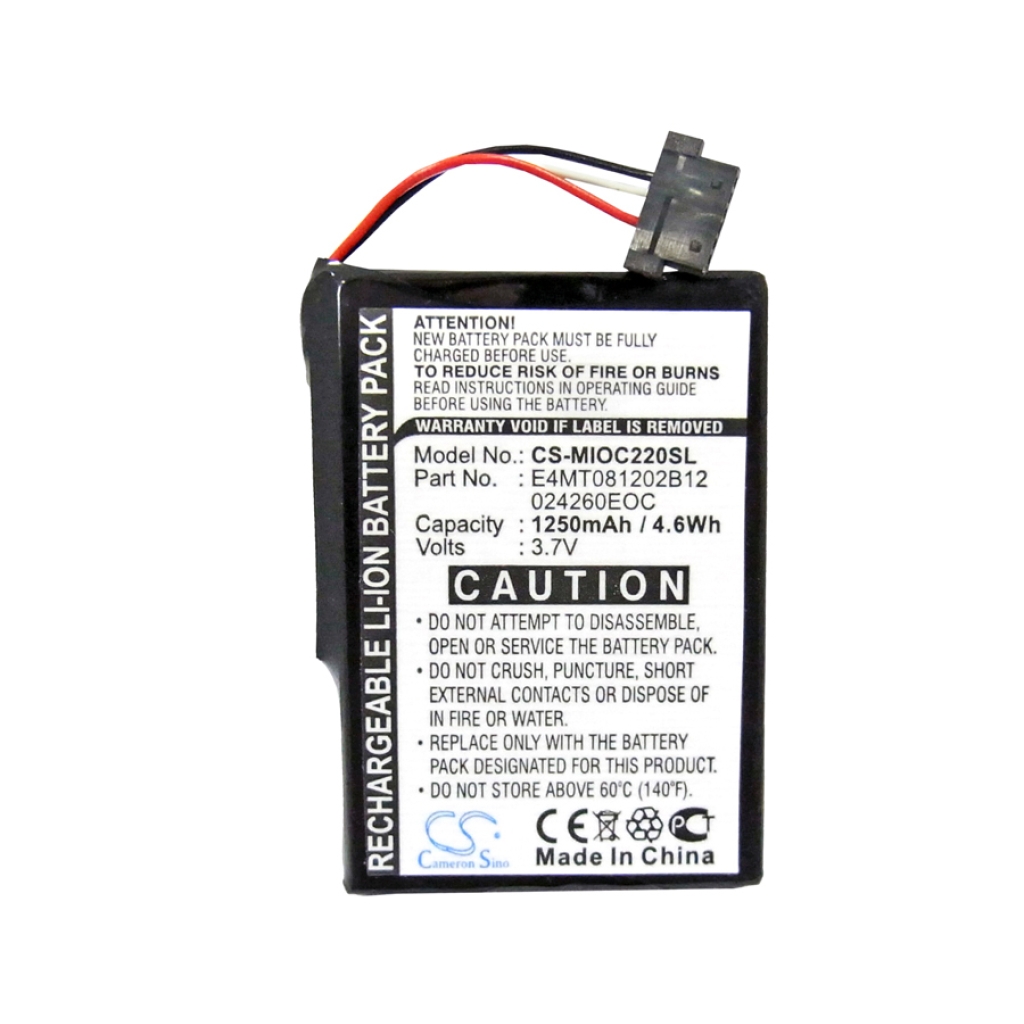 GPS, Navigator Battery Medion GoPal P4410