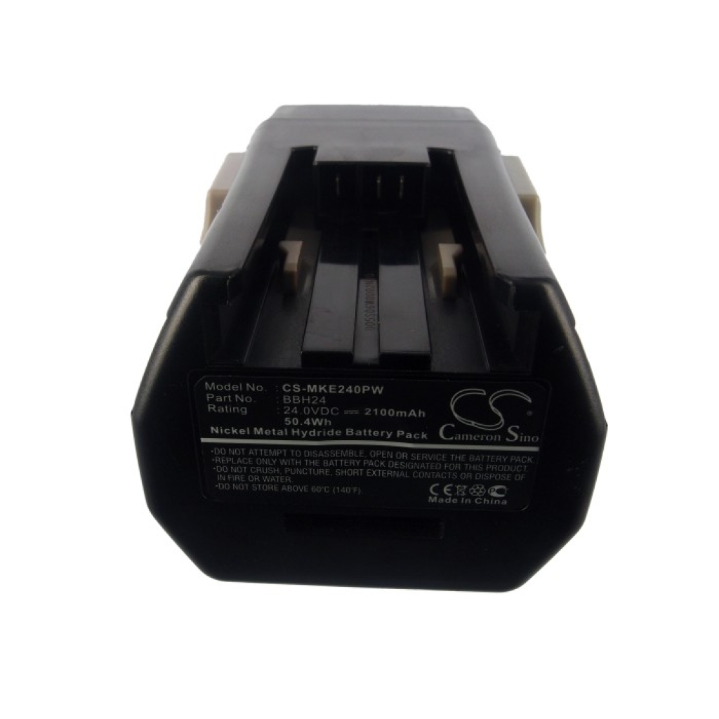 Compatible battery replacement for Milwaukee BBH24