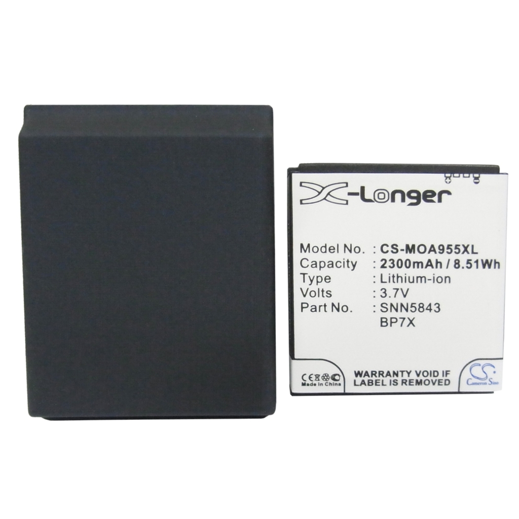 Batterie compatible avec Motorola CS-MOA955XL