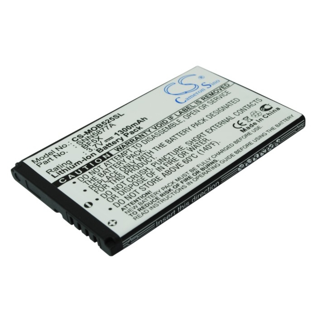 Batterie de téléphone portable Motorola CS-MOB525SL