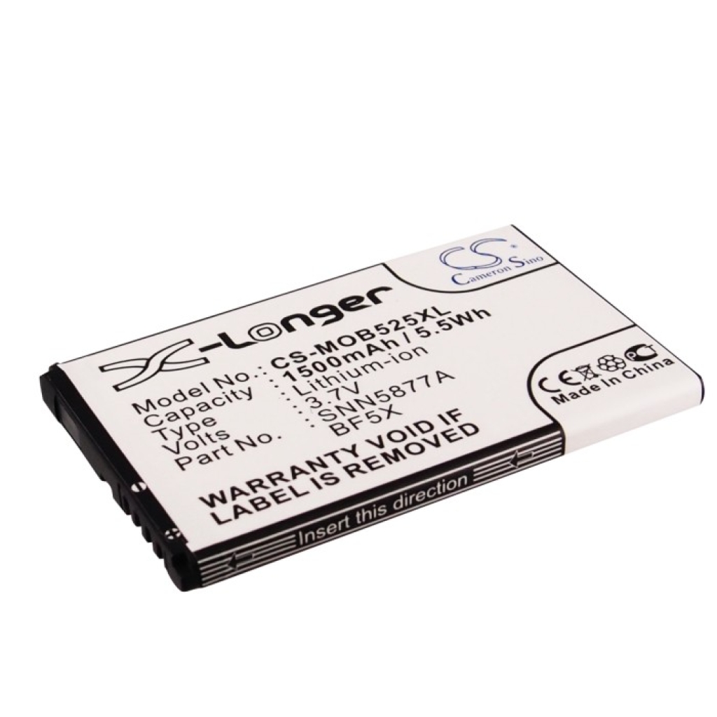Batterie de téléphone portable Motorola CS-MOB525XL