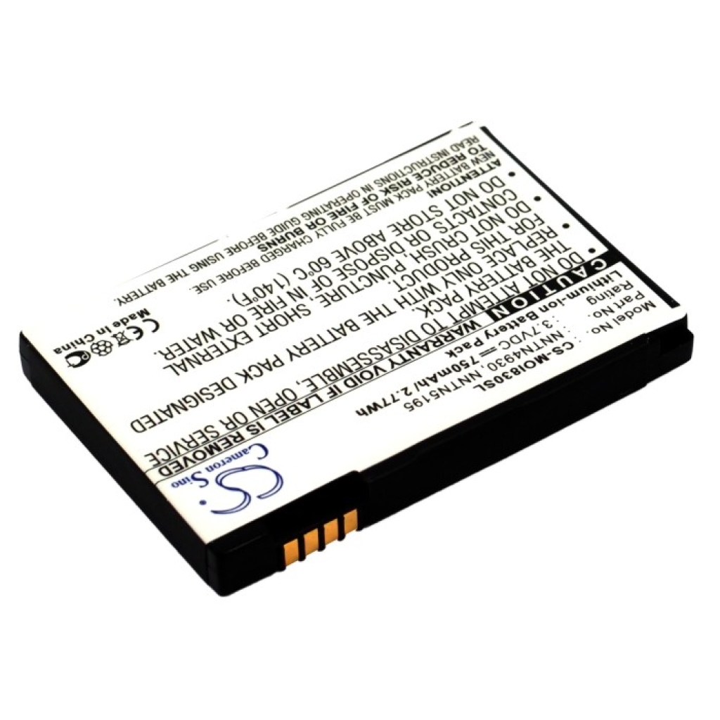 Batterie compatible avec Motorola CS-MOI830SL